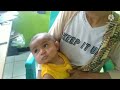 Kegiatan Posyandu Dan Melihat Ekspresi Bayi Saat Di Imunisasi