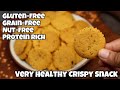 The BEST Gluten Free High Protein Crunchy Crackers Healthiest Party Snacks Recipe