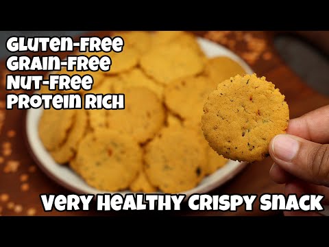 The BEST Gluten-Free High Protein Crunchy Crackers| Healthiest Party Snacks Recipe
