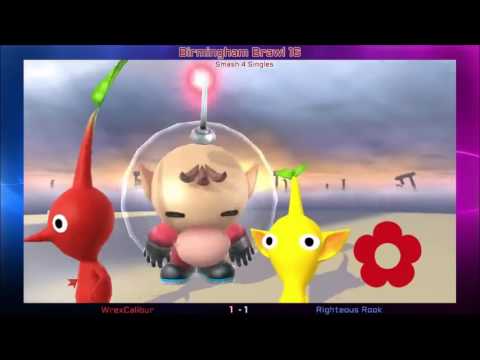 Bham Brawl 16 - Smash 4 Singles - Wrexcalibur (Olimar) vs Rook (Cloud)
