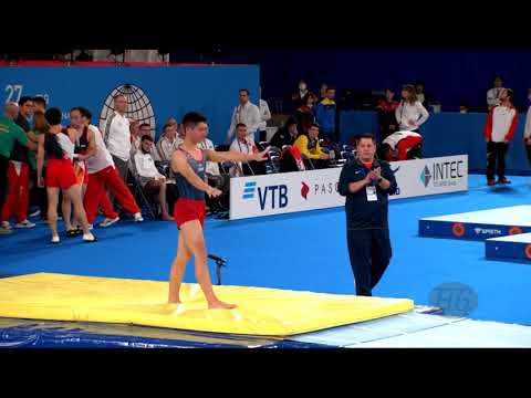 FITZGERALD Haydn (USA) M - 2019 Trampoline Worlds, Tokyo (JPN) - Qualification Tumbling R1