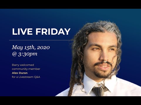 Live Fridays S01E03 — Alex Duran — May 15, 2020