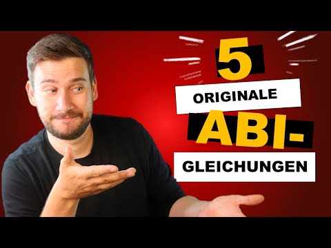 Diese 5 Gleichungen kamen im Abi dran: Schaffst Du sie? | HOW TO MATHE ABI | GLEICHUNGEN