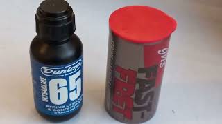 Video thumbnail for Fastfret vs Dunlop 65 string cleaners comparison : my preference by Music Capsule