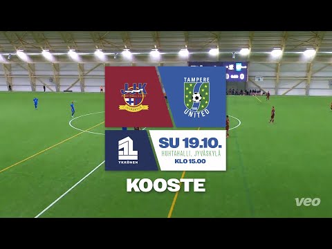 KOOSTE: JJK – Tampere United / Ykkönen / 19.10.2025 / Huhtahalli