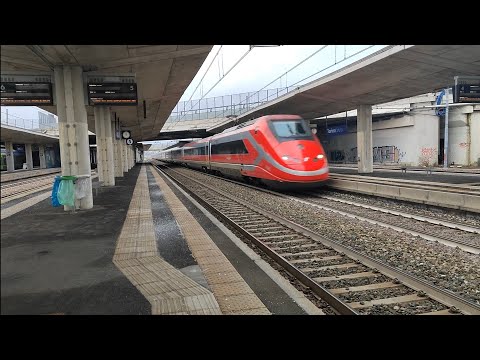 ETR 500 Frecciarossa in nuova livrea in transito a Torino Stura col FR 9310 Napoli C.le - Torino P.N