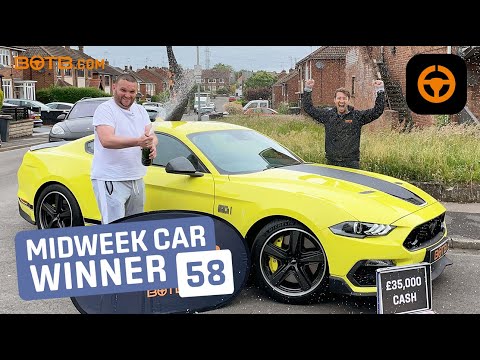 BOTB Midweek Car Competition Winner! Todd Ethersee – Ford Mustang Mach-1 + £35k – Week 24 2021