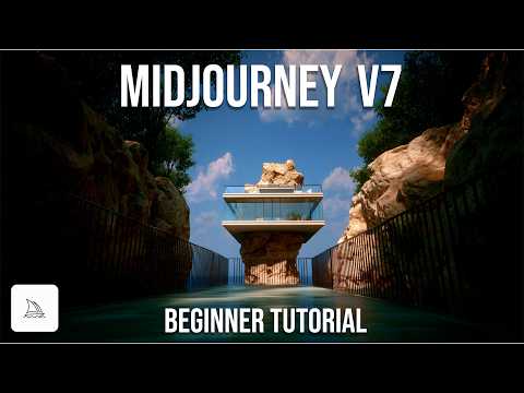 Midjourney V7 for ARCHITECTURE 2025 | Write Prompts, Render, Animate | Step-by-Step