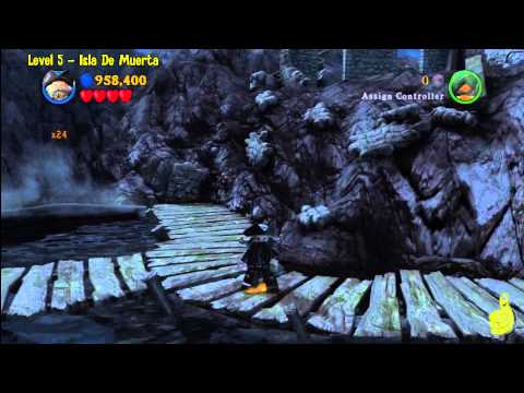 Lego Pirates of the Caribbean: Level 5 Isla De Muerta - FREE PLAY (Minikits & Compass Items) - HTG