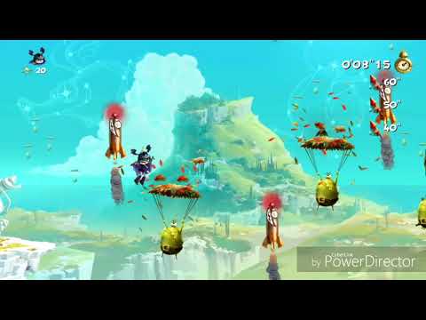 Rayman Legends | Invasion 5-1 (Shields Up... and Down) in 22"84