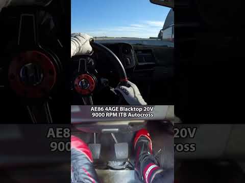 AE86 4AGE Blacktop 20V 9000 RPM ITB Autocross