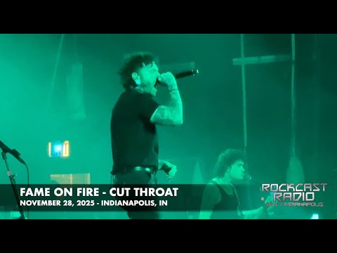 Fame On Fire does "Cut Throat" in Indianapolis on November 28, 2025