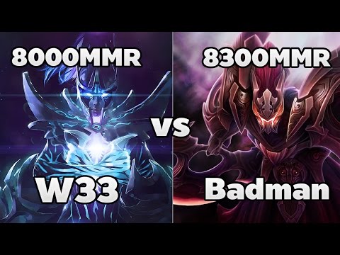 W33(Phantom Assassin) vs Badman(Spectre) Ranked Match - Dota 2 RedArchon