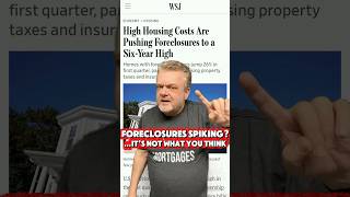 Foreclosures Are SURGING… But it's NOT what you think...