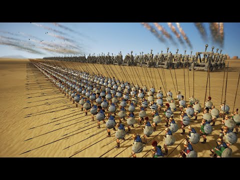 12,000 Roman Heavy Infantry Vs 150 Heavy Onager  & 4,000 PHALANX Total War Rome 2