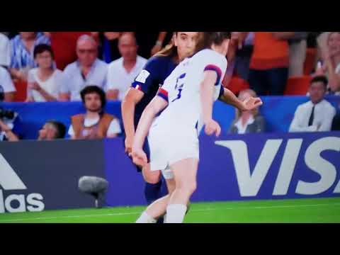 USWNT vs France soccer / football ||| CLEAR HANDBALL