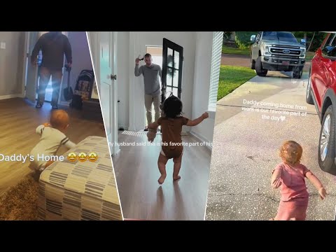 Cutest Baby Moments When Daddy Comes Home 🤗💖 | Happy Chaos!