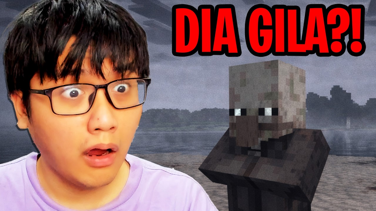 TOLONGG!! AKU DIKEJAR VILLAGER PSIKOPAT?! - Minecraft Indonesia HorrorCraft #7
