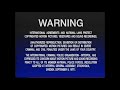 FBI Warning Sony Wonder Logo Cookie Jar Entertainment Logo