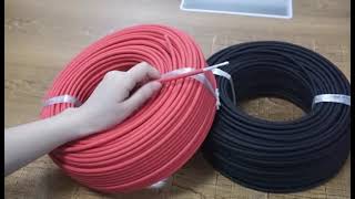 10mm DC Solar Cable 2 Core Stranded Copper TUV 1/1.5KV