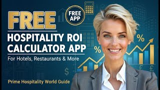 Free Hospitality ROI Calculator App | Calculate Hotel, Restaurant & Hospitality Investment Returns