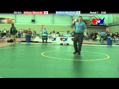 University Nat`ls FS  120 KG / 264.5 lbs: Anthony Dilonardo vs. Matthew Meuleners