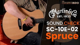 Video thumbnail for Sound Check Demo Video: Martin SC-10E-02 Spruce! by The Music Zoo