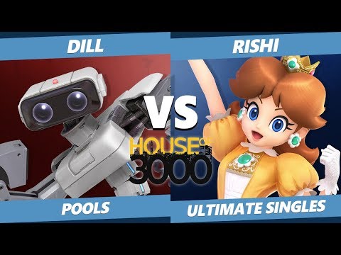 Smash Ultimate Tournament - Dill (ROB) Vs. Rishi (Daisy) SSBU Xeno 161 Pools