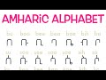 Amharic alphabet explained
