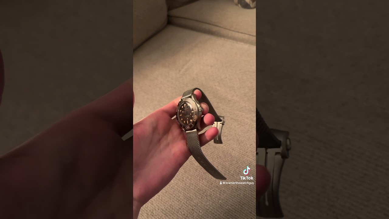 The bulletproof watch? The Omega Seamaster No Time To Die in titanium is pretty close! #omega