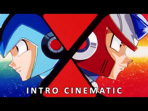 Mega Man X4 - ロックマンX4 (1997) - Intro Cinematic in 4K
