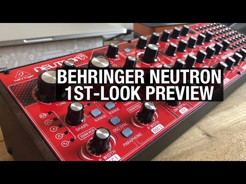 Behringer Neutron Analog Synth Demo & Preview