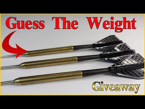 ENDED!! - Guess The Weight of These Darts GIVEAWAY - £25 Gift Certificate To Double Top Darts