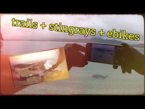 Ebike ride around Shelly Bay, Waihi Beach The Coromandel Peninsula in New Zealand -4K full ride