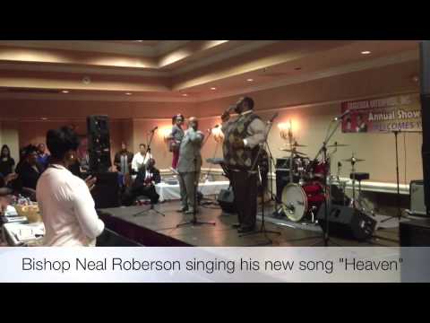 Bishop Neal Roberson singing his new song 