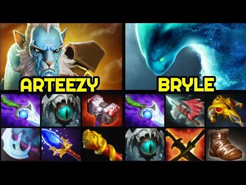 ARTEEZY Phantom Lancer Annoying Illusion Army — vs BRYLE Morphling 7.27 Dota 2