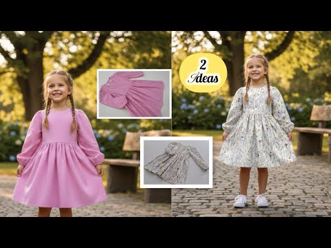 The Most Stylish Dress Model for Little Princesses: 7-8 Years Old