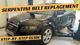 Audi A3 8P 2.0 TDI PD Serpentine Belt replacement BMM