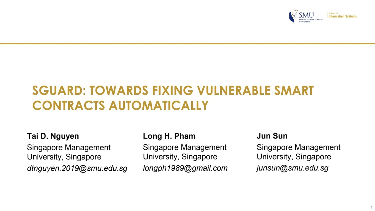 SGUARD: Smart Contracts Made Vulnerability-Free