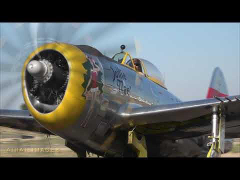 Warbird Roundup 2021 Saturday Show - F4U-1A F8F P-51C P-47D Dottie Mae P-40 F-35 Demo