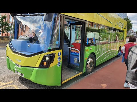 GNE 6320 angel streetdeck on the 21 towards chester-le-street