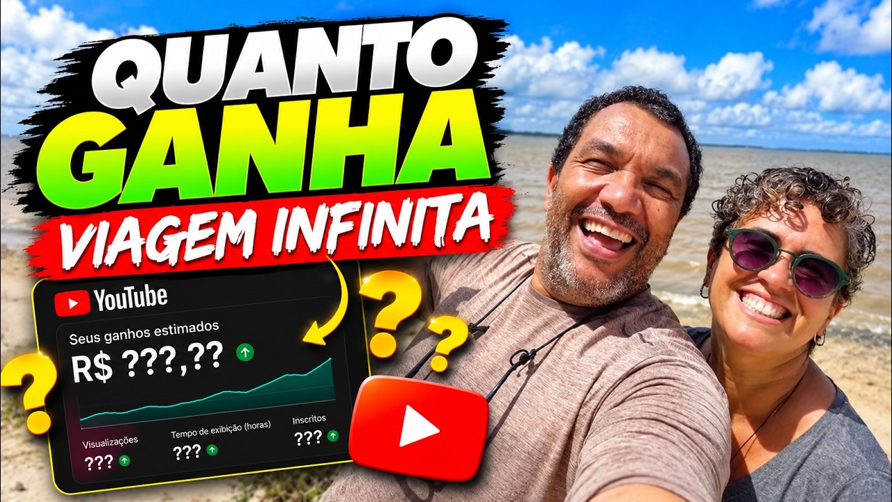QUANTO GANHA O CANAL VIAGEM INFINITA | GANHOS REAIS 2026