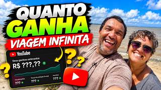 QUANTO GANHA O CANAL VIAGEM INFINITA | GANHOS REAIS 2026