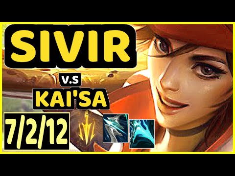SNEAKY (SIVIR) vs KAI'SA - 7/2/12 KDA BOTTOM ADC GAMEPLAY - NA Ranked DIAMOND