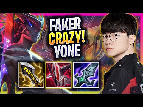 FAKER CRAZY GAME WITH YONE! - T1 Faker Plays Yone MID vs Yasuo! | Season 2025