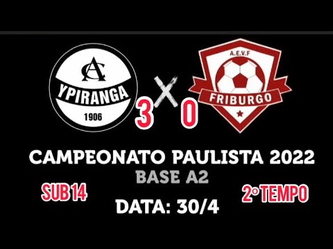 Campeonato Metropolitano A2 - SUB 14 - CA Ypiranga 3x0 AE Friburgo 30/04/22 - 2º Tempo