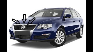 How to open engine hood when battery dead ( Volkswagen Passat B6)