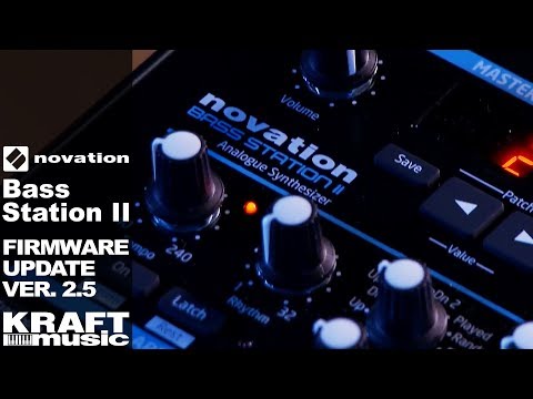 Novation Bass Station II Firmware Update Ver. 2.5