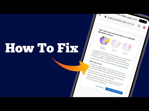 your video was removed due to a copyright takedown request fix | copyright strike remove kaise kare