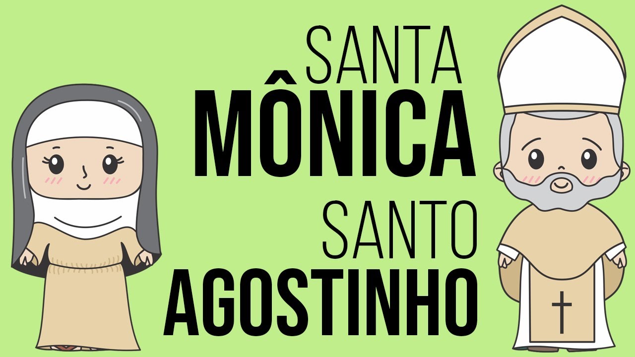 Santa Mônica e Santo Agostinho | Draw my Life | Catoliquices